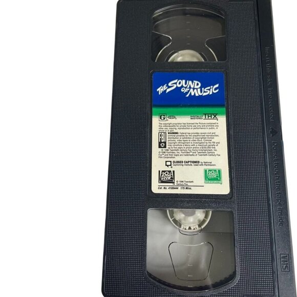 The Sound of Music Musical VHS 1965 u G Julie Andrews Christopher Plummer Eleano - Picture 5 of 5